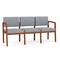 Lesro 3 Seat Tandem Seating W/ No Center Arms, 65 in W 26 in L 31.5 in H, Lenox Series LW3101 - alternate 1